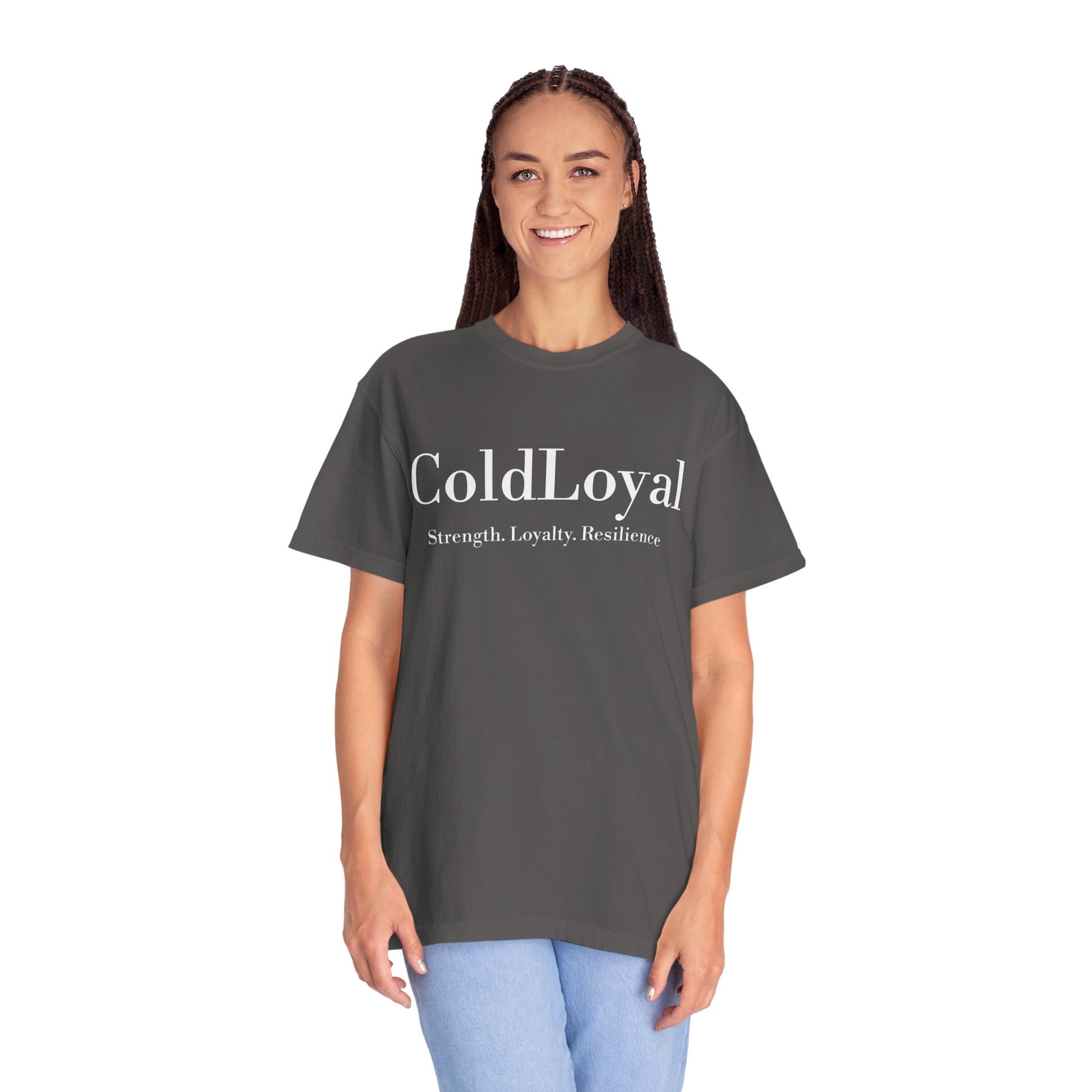 Unisex Garment-Dyed T-Shirt - ColdLoyal Strength, Resilience Vibe for Motivational Wear, Gift for Friends, Inspirational Apparel, [...]