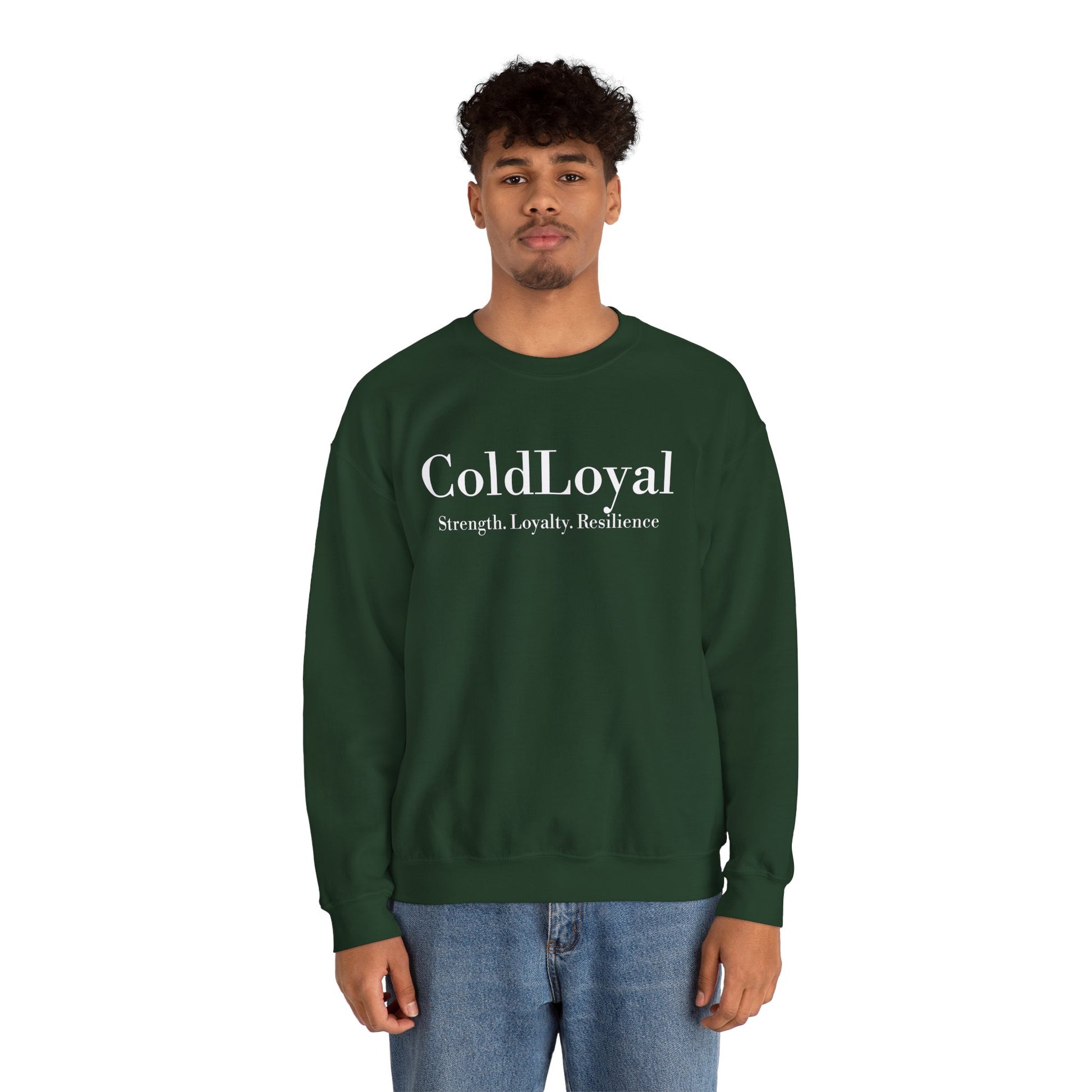 Unisex Crewneck Sweatshirt with ColdLoyal Design, Cozy Apparel, Perfect Gift for Friends, Team Spirit Wear, Casual Outfit