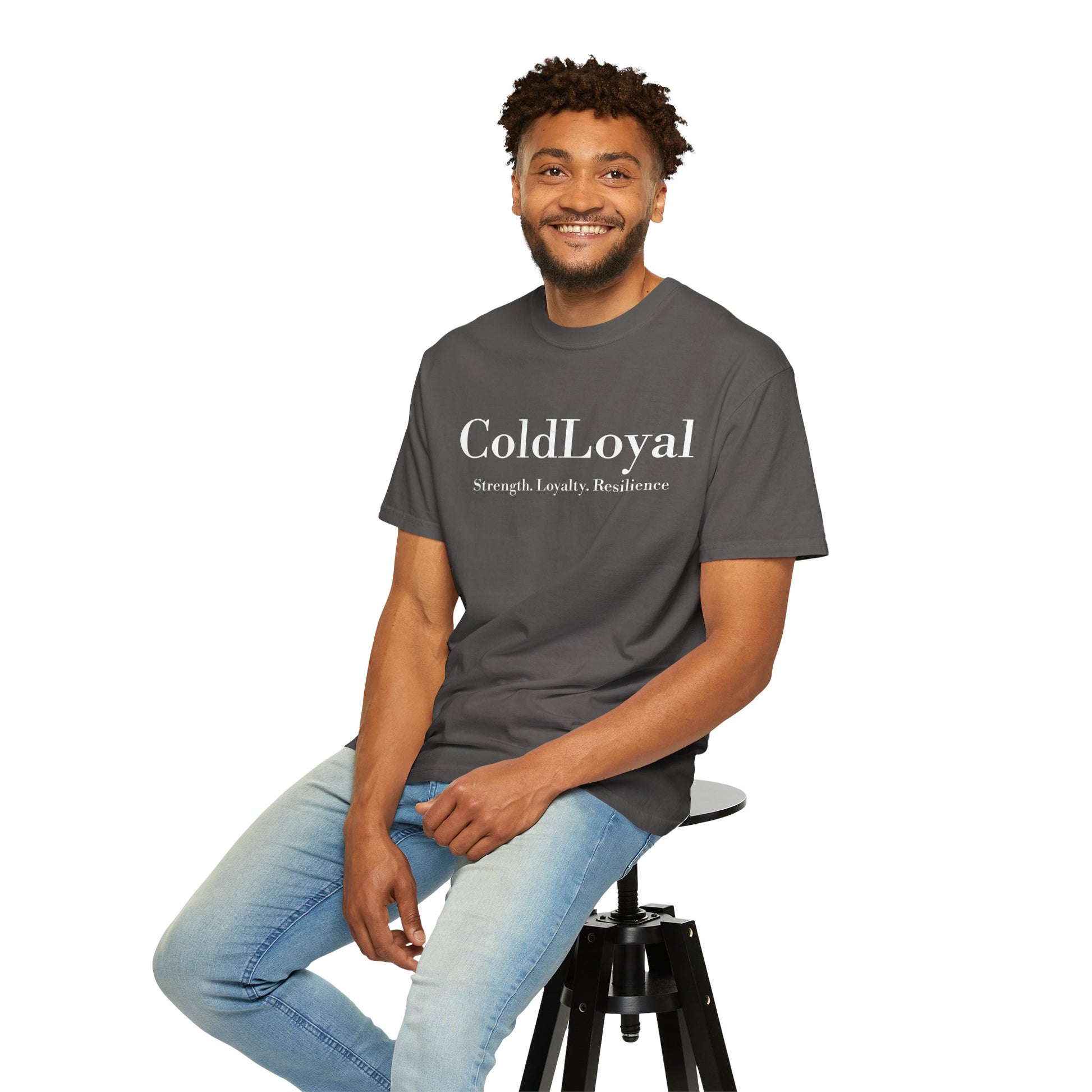 Unisex Garment-Dyed T-Shirt - ColdLoyal Strength, Resilience Vibe for Motivational Wear, Gift for Friends, Inspirational Apparel, [...]