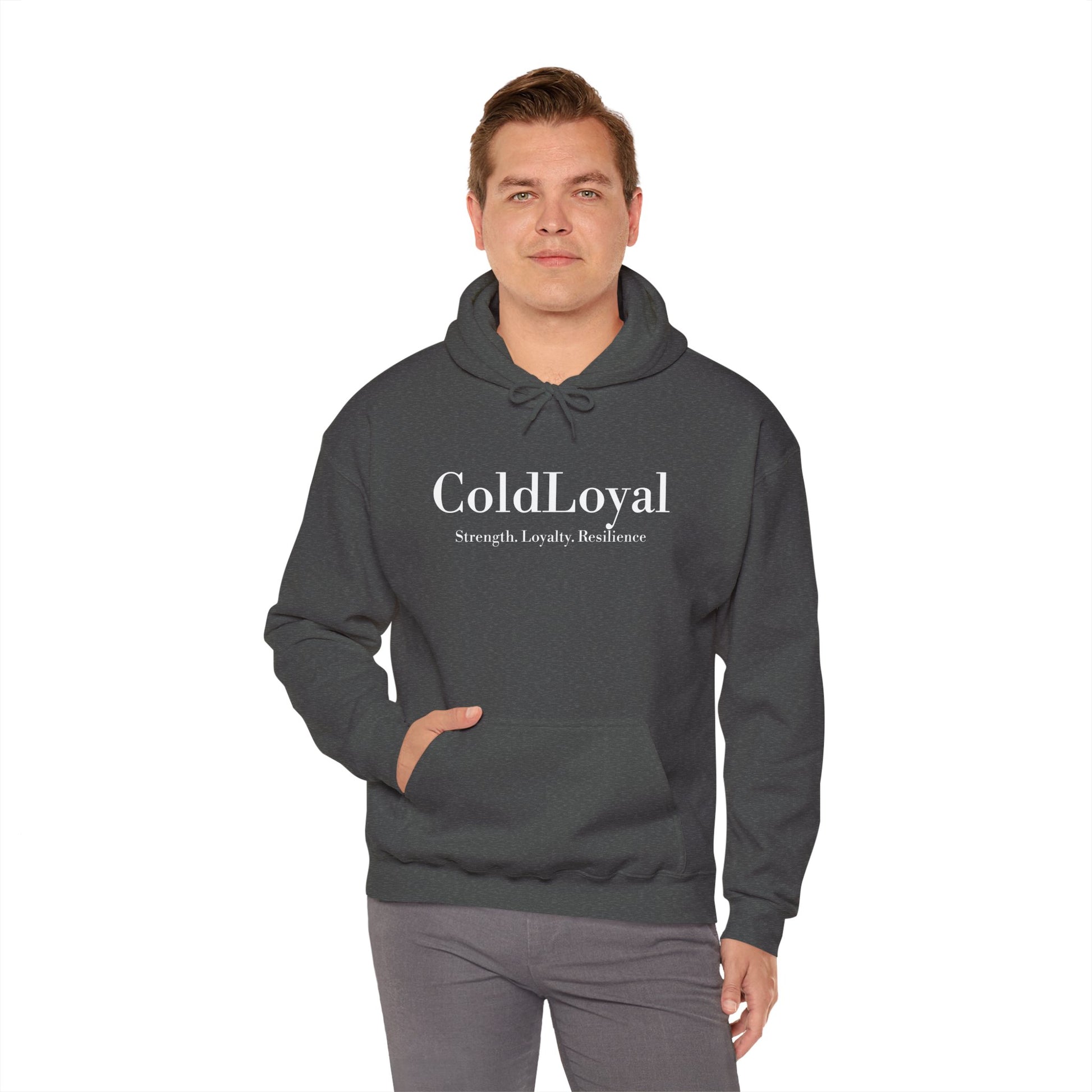 ColdLoyal Unisex Hooded Sweatshirt | Strength, Loyalty, Brotherhood Gift, Cozy Hoodie, Casual Wear, Unisex Fashion