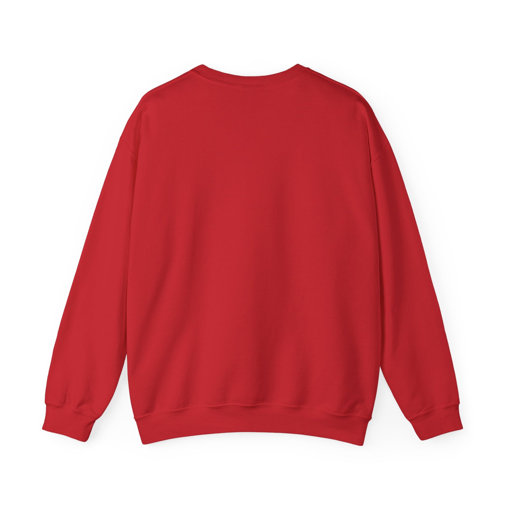 Bold Red Crewneck Sweatshirt - ColdLoyal Strength & Resilience, Unisex Sweatshirt, Cozy Gift, Casual Wear, Inspirational Apparel
