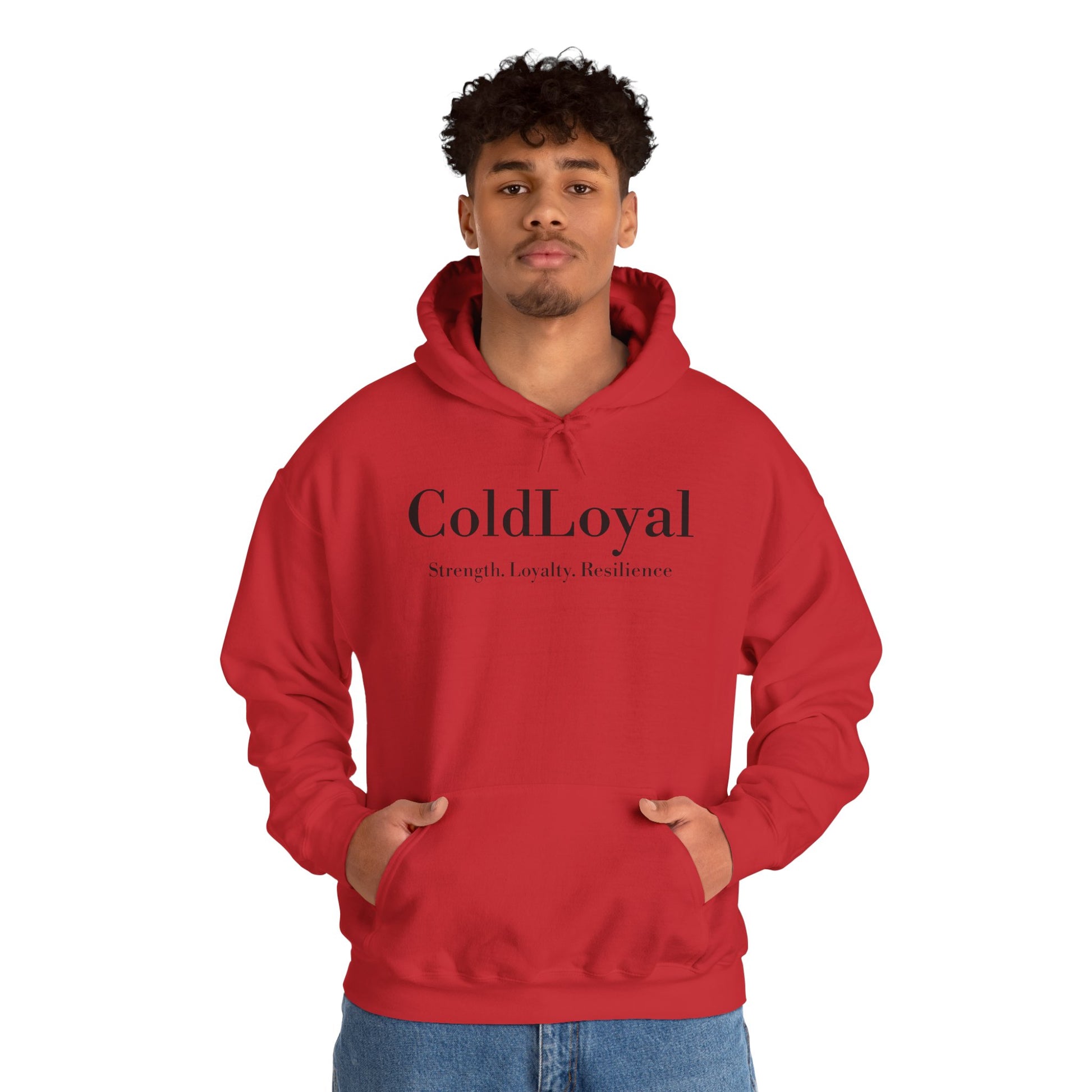 Coldloyal Community Unisex Hoodie, Cozy Sweatshirt, Gift for Friends, Casual Wear, Fall Fashion, Streetwear Style