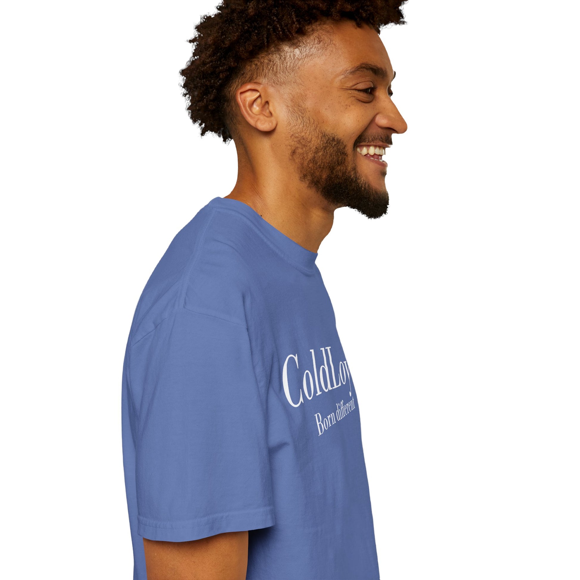 Unisex Garment-Dyed T-Shirt - ColdLoyal Born Different, Fun Casual Wear, Unique Gift, Everyday Style, Trendy Graphic Tee