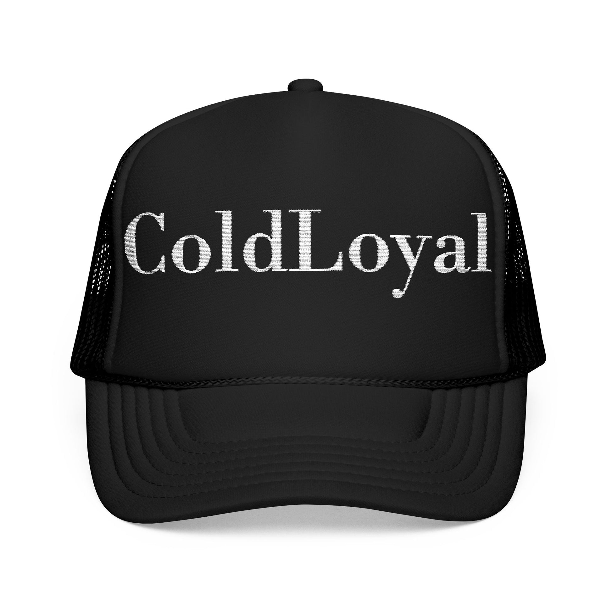 Embroidered Foam Trucker Hat - Stylish Embroidery, Perfect for Adventurers, Gifts for Outdoorsy Friends, Trendy Fashion Statement