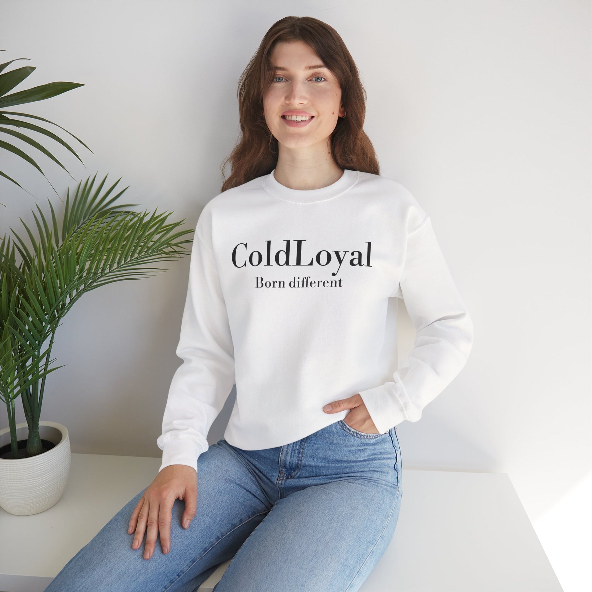 ColdLoyal Crewneck Sweatshirt - Born Different Style, Cozy Unisex Pullover, Perfect Gift for Friends, Everyday Comfort, Casual Fashion