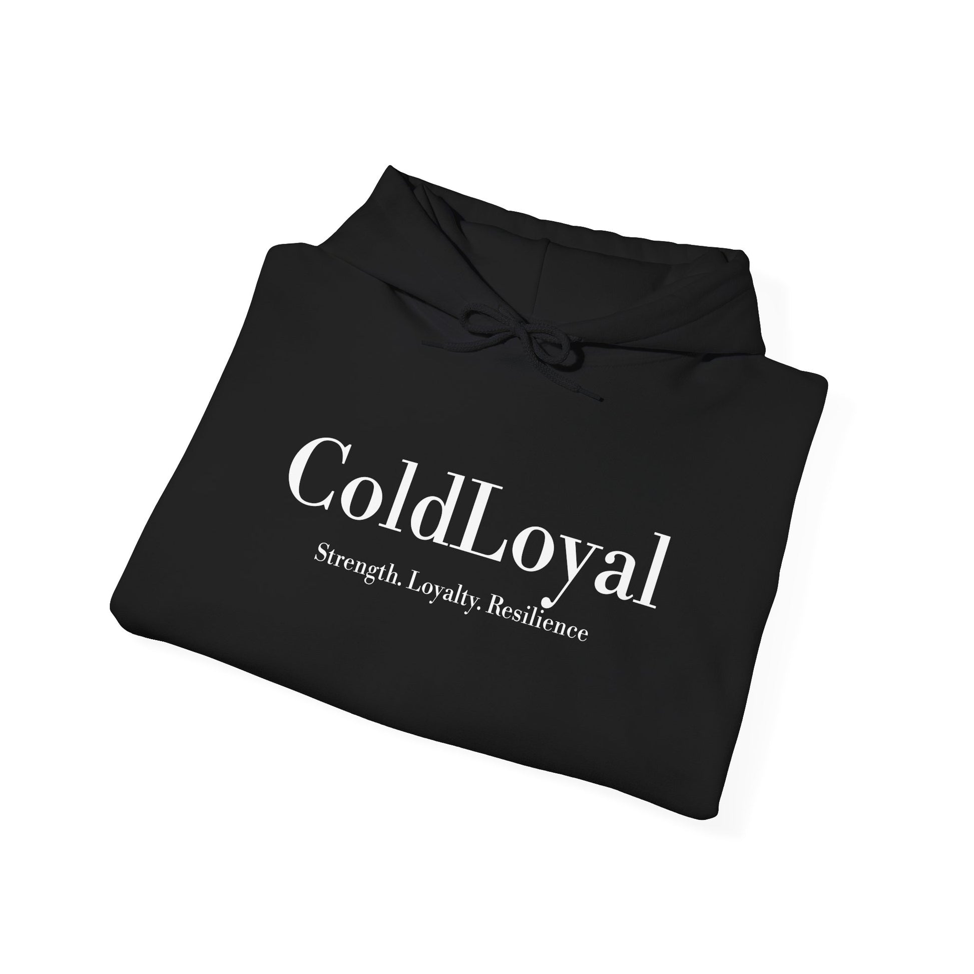 Unisex Heavy Blend™ Hooded Sweatshirt | ColdLoyal Strength, Loyalty, Resilience, Cozy Gift for Friends, Family, Birthdays, Motivation Wear