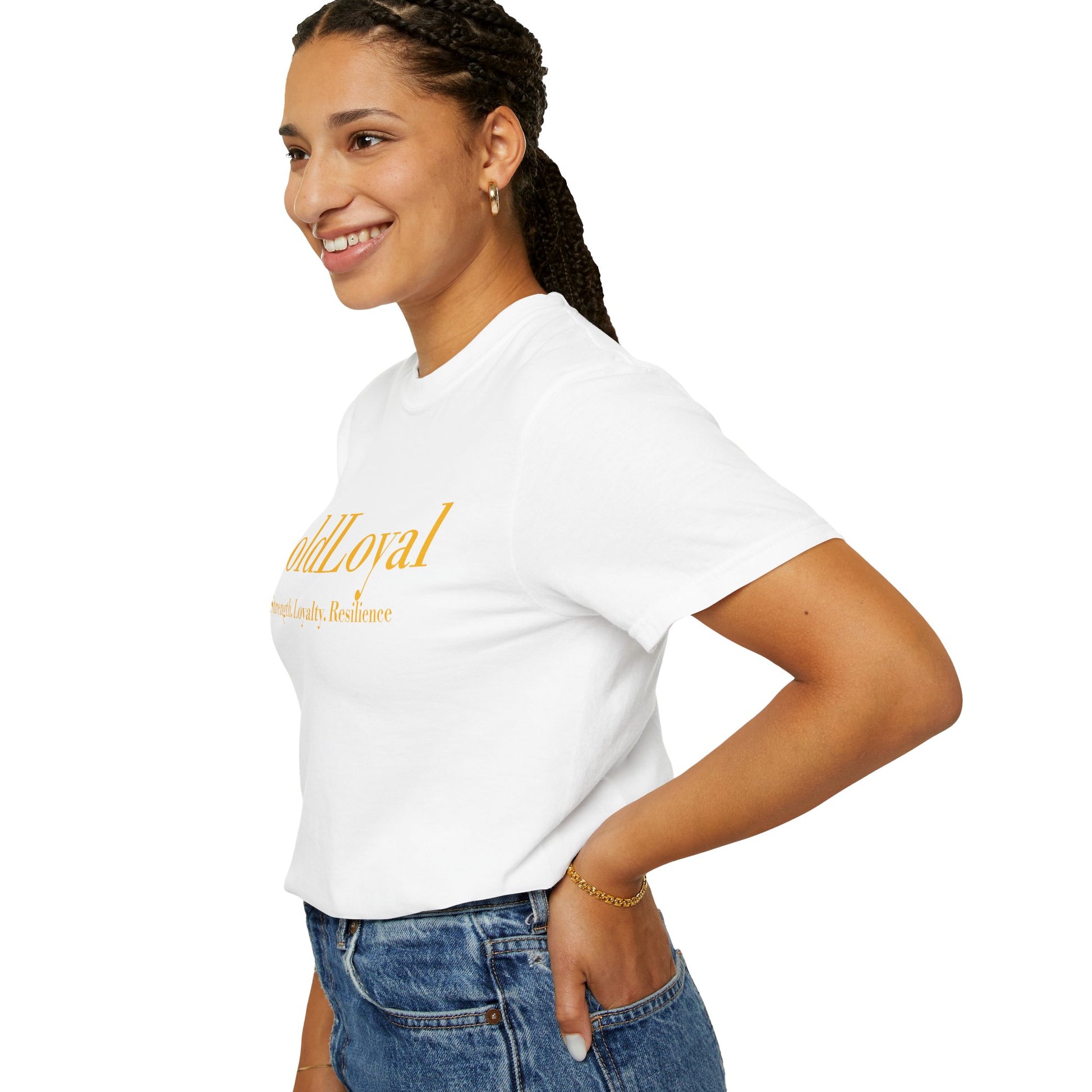 Unisex Garment-Dyed T-Shirt with 'Cold Loyal' Design - Comfortable Casual Wear, Gift for Friends, Positive Vibes, and Everyday Style