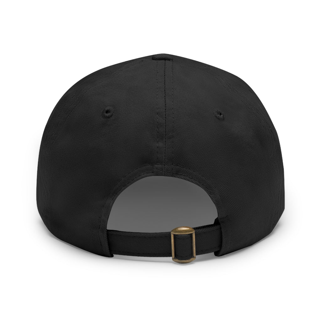 Stylish Dad Hat with Leather Patch, Trendy Cap for Fathers, Casual Summer Accessory, Great Gift for Dad, Outdoor Adventures Hat
