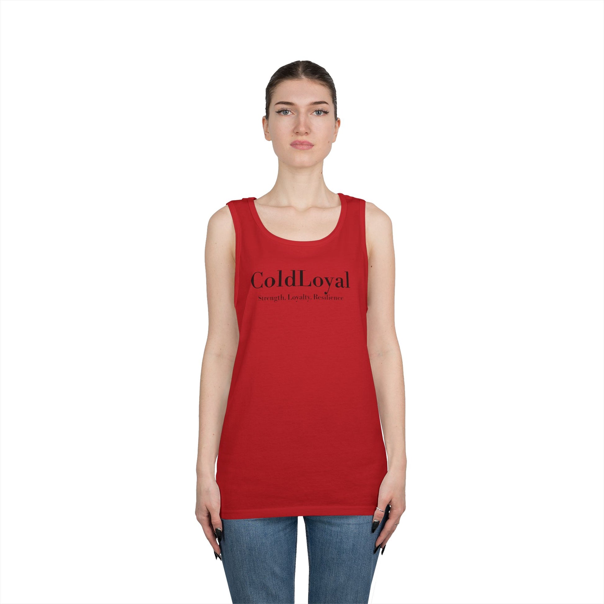 Unisex Heavy Cotton Tank Top | Casual Summer Apparel, Gifts for Him/Her, Comfortable Workout Wear, Outdoor Activities, Beachwear