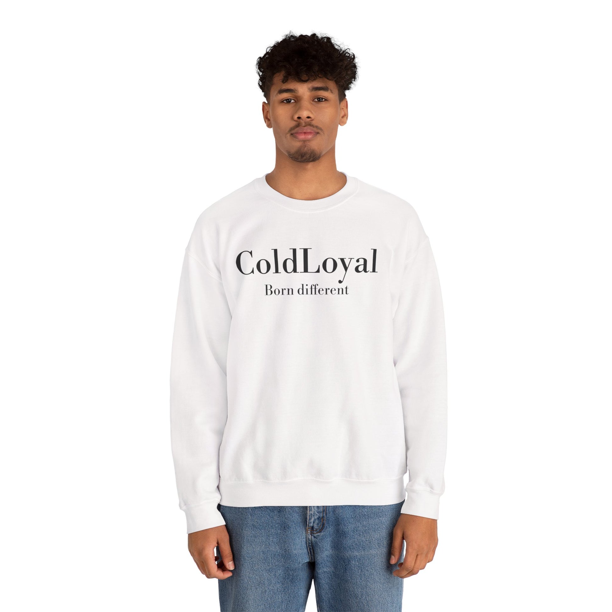 ColdLoyal Crewneck Sweatshirt - Born Different Style, Cozy Unisex Pullover, Perfect Gift for Friends, Everyday Comfort, Casual Fashion