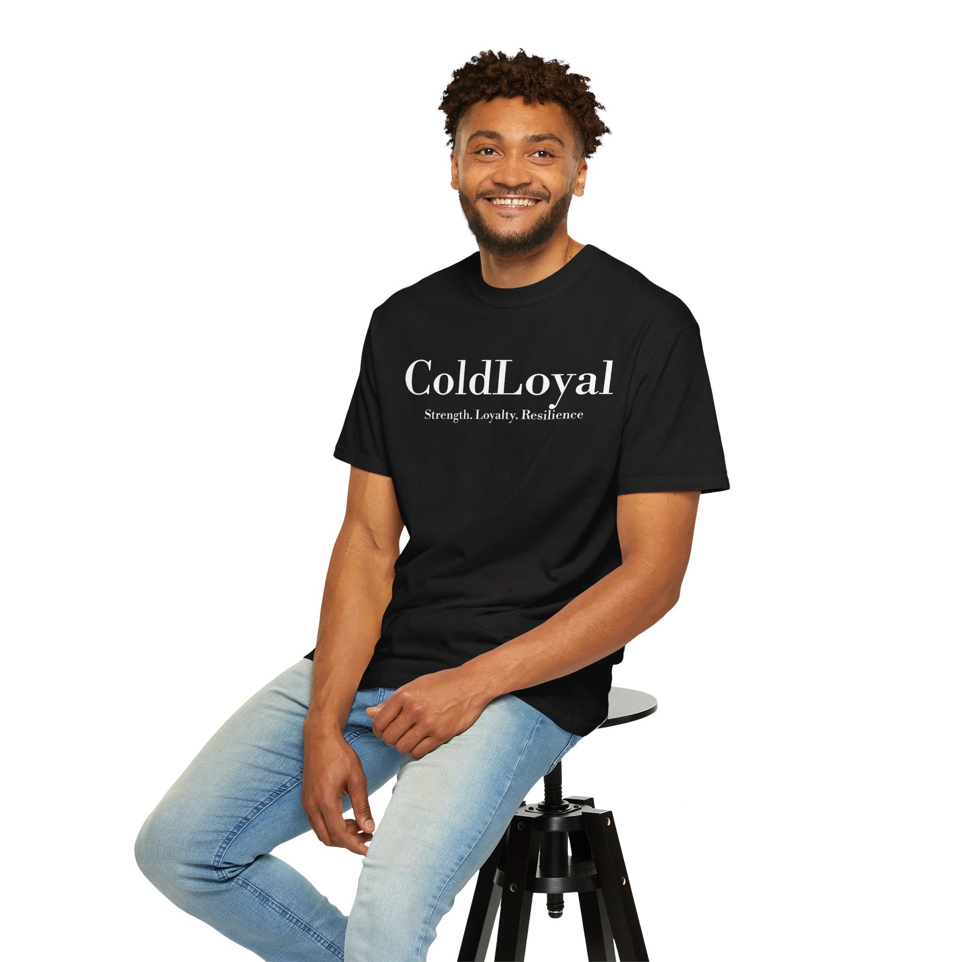 Unisex Garment-Dyed T-Shirt: ColdLoyal Strength, Loyal Resilience Tee, Casual Wear, Gift for Friends, Unisex Apparel, Motivational Shirt
