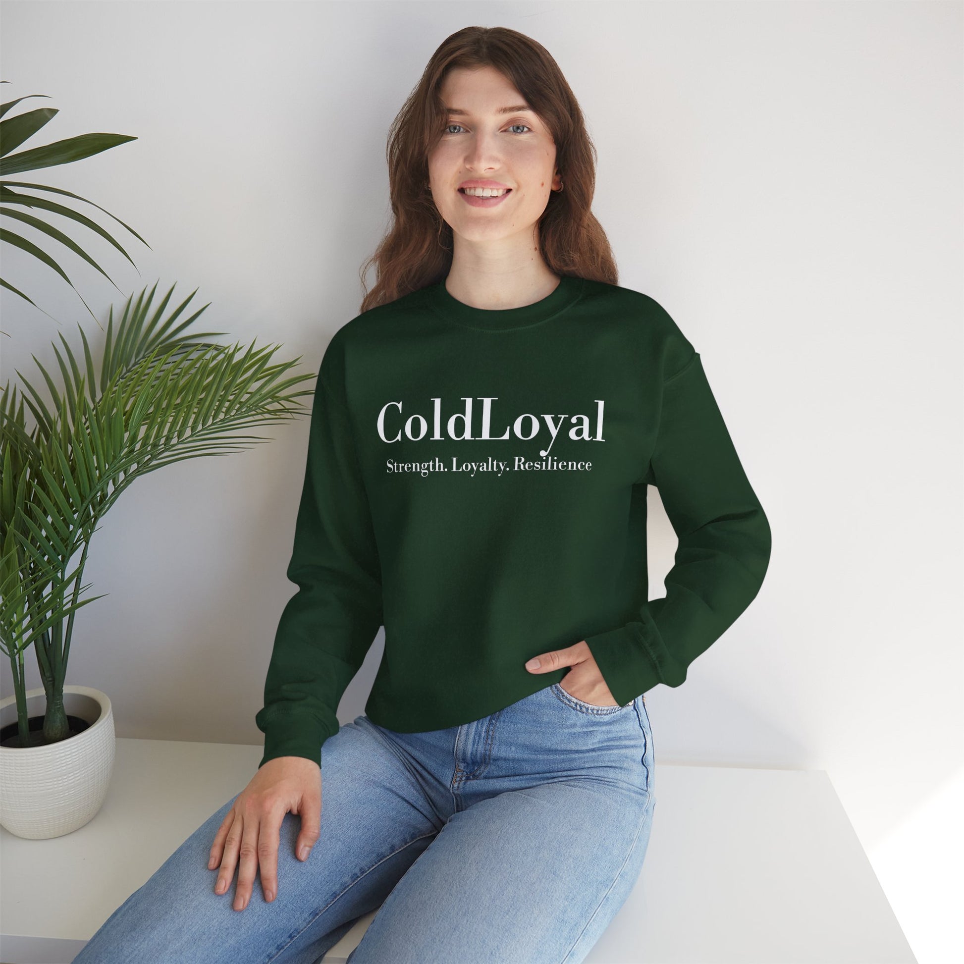 Unisex Crewneck Sweatshirt with ColdLoyal Design, Cozy Apparel, Perfect Gift for Friends, Team Spirit Wear, Casual Outfit