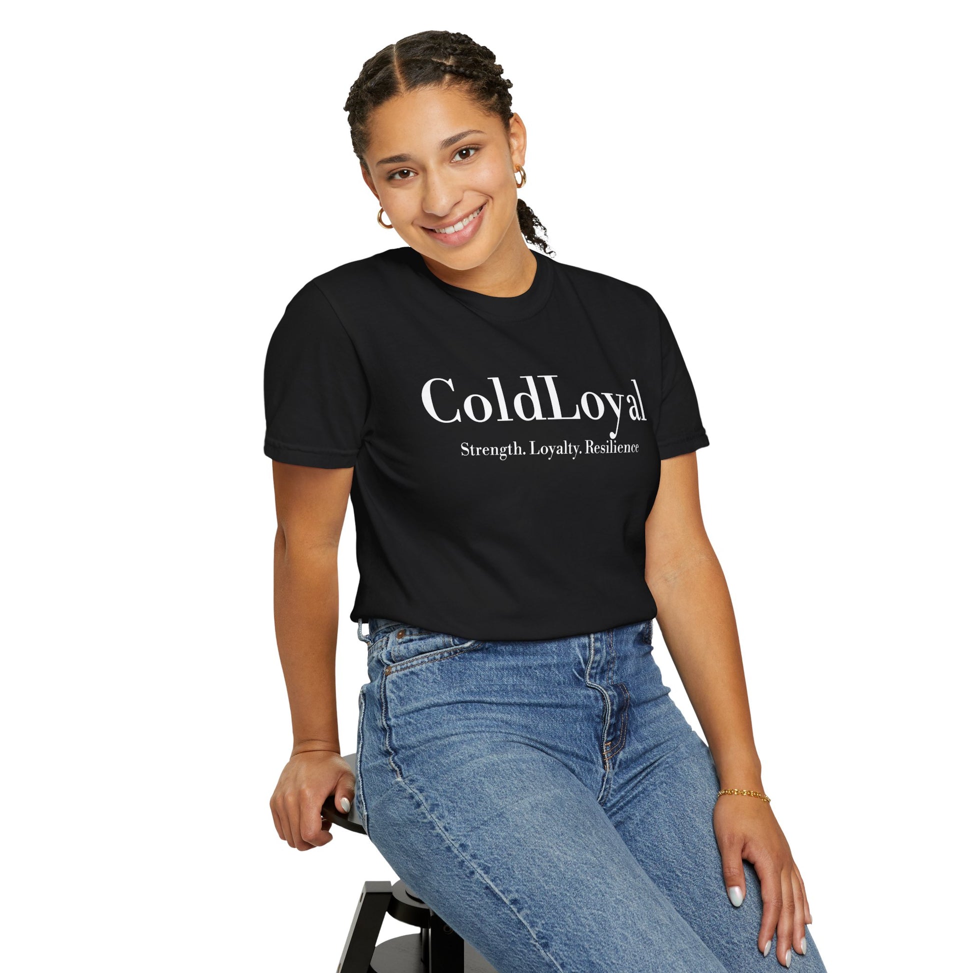 Unisex Garment-Dyed T-Shirt: ColdLoyal Strength, Loyal Resilience Tee, Casual Wear, Gift for Friends, Unisex Apparel, Motivational Shirt