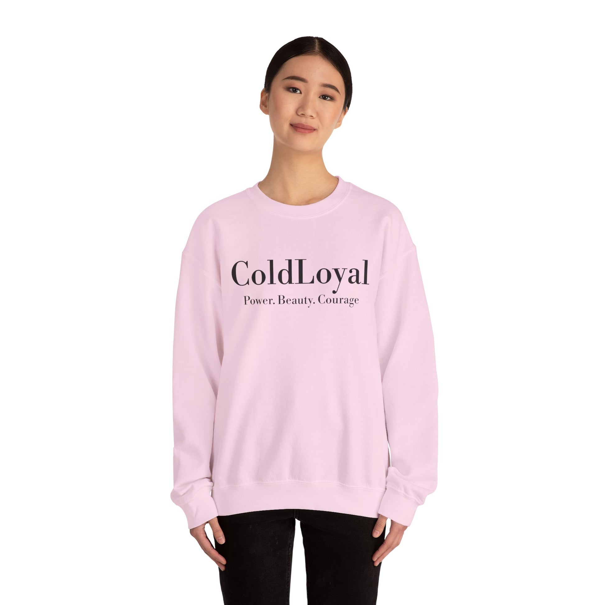 Pink ColdLoyal Crewneck Sweatshirt - Empowering Apparel for Everyday Comfort, Perfect Gift for Friends, Casual Wear, Self-Love, [...]